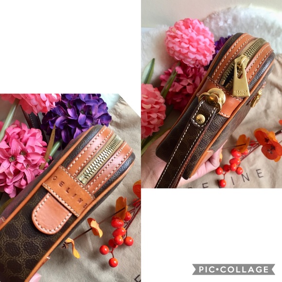 Authentic Celine Brown Macadam Clutch Bag - Picture 7 of 8